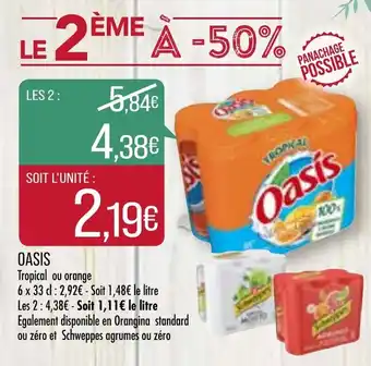 Match Oasis offre