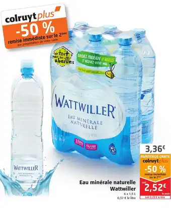 Eau minérale naturelle Wattwiller