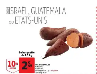 Auchan Patates Douces offre