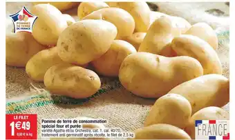 Cora x Carrefour Pomme De Terre De Consommation Spécial Four Et Purée offre