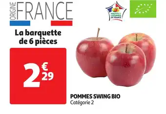 Auchan Pommes Swing Bio offre