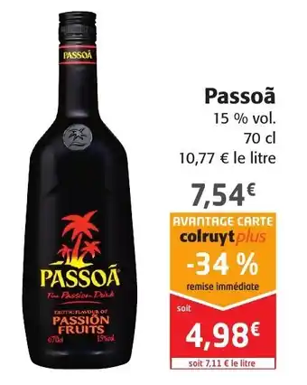 Colruyt Passoã offre