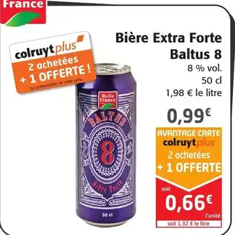 Bière Extra Forte Baltus 8