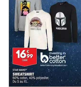 ALDI Sweatshirt star wars offre