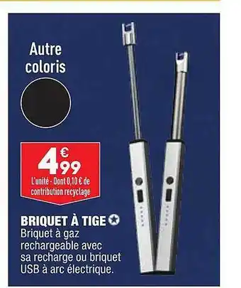 ALDI Briquet à tige offre