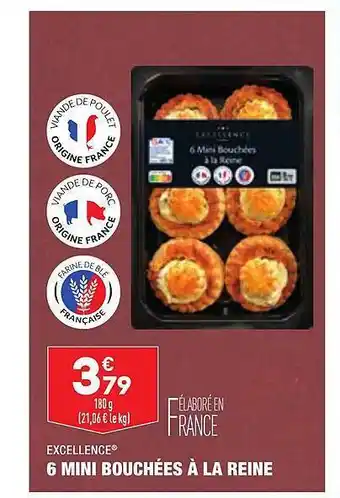 ALDI 6 mini bouchées à la reine excellence offre