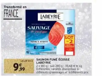 Intermarché Contact Saumon fumé écosse labeyrie offre