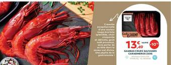 Gambas crues sauvages carabineros 250 g