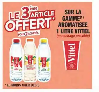 La gamme aromatisée 1 litre vittel