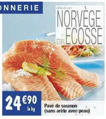 Migros Pavé de saumon (sans arête avec peau) offre