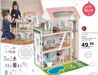 Maison de poupée en bois