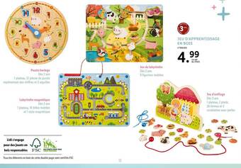 Lidl Jeu d'apprentissage en bois offre