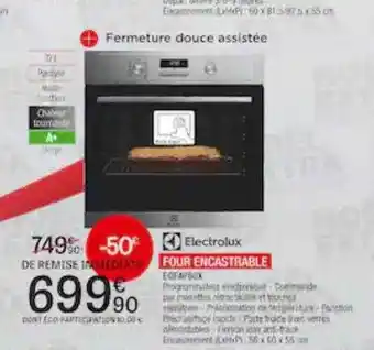 Extra Four encastrable electrolux offre
