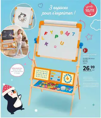 Lidl Tableau pupitre en bois offre