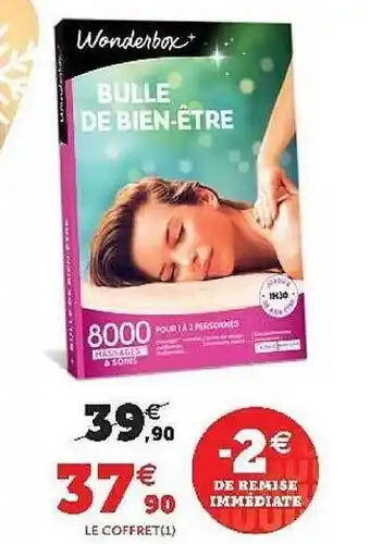 Hyper U Coffret wonderbox offre