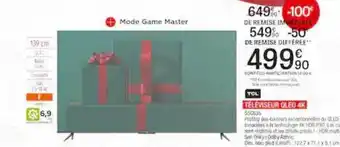 Extra Téléviseur qled 4k tcl offre