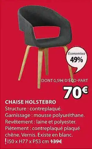 JYSK Chaise holstebro offre