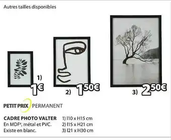 JYSK Cadre photo valter offre