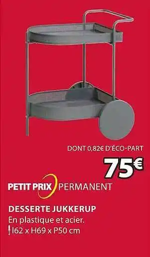JYSK Desserte jukkerup offre
