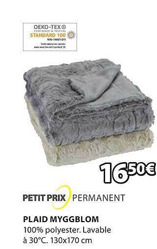 JYSK Plaid myggblom offre