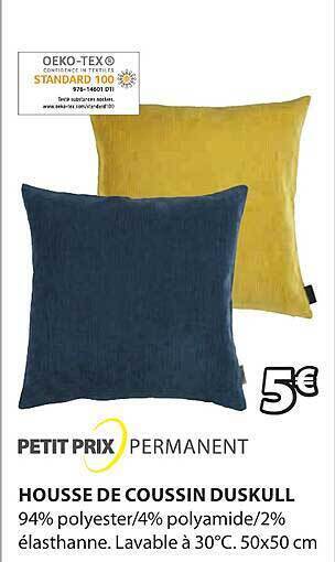 JYSK Housse de coussin duskull offre