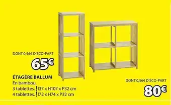 JYSK Étagère ballum offre