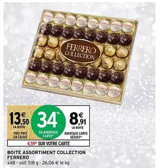 Boîte assortiment collection ferrero