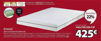 JYSK Matelas en mousse emma one offre