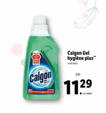 Lidl Calgon gel hygiène plus offre