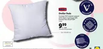 Lidl Oreiller dodo offre
