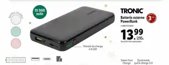 Lidl Batterie externe powerbank tronic offre