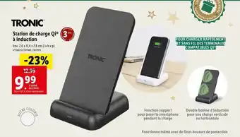 Lidl Station de charge qi à induction tronic offre