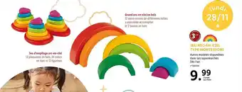 Lidl Jeu arc-en-ciel type montessori offre