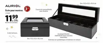 Lidl Écrin pour montres auriol offre