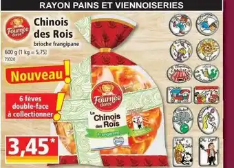 Norma Chinois des rois brioche frangipane fournée dorée offre