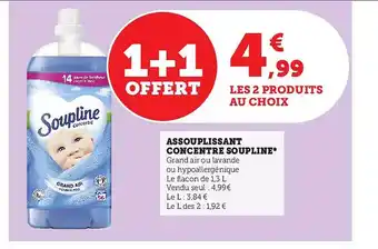 Hyper U Assouplissant concentré soupline offre
