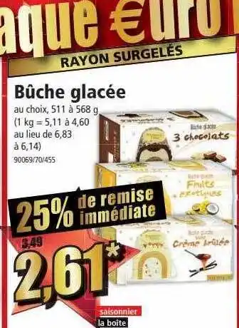 Norma Bûche glacée offre