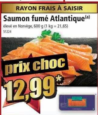 Norma Saumon fumé atlantique offre