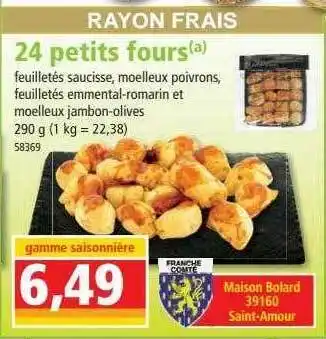 24 petits fours