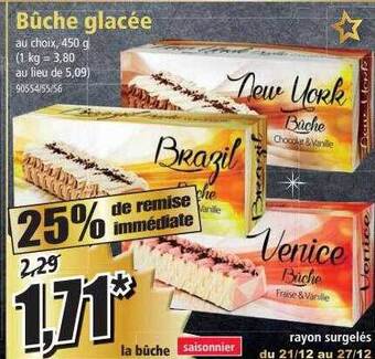 Norma Bûche glacée offre