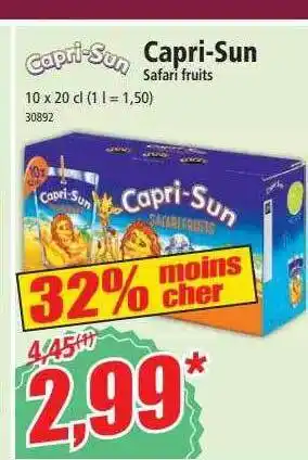 Norma Capri-sun safari fruits offre