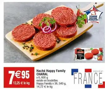 Cora x Carrefour Viande hachée charal offre