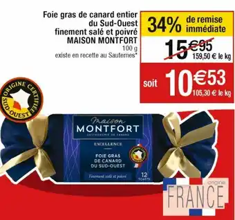 Cora x Carrefour Foie gras de canard offre