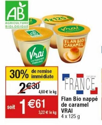 Cora x Carrefour Flan offre