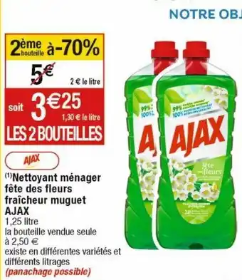 Cora x Carrefour Nettoyants ajax offre