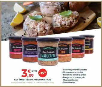 Les émiettés de poissons 170 g