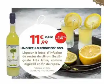 Limoncello pernici 30° 50 cl