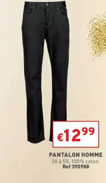 Trafic Pantalon homme offre