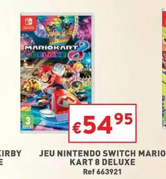 Trafic Jeu nintendo switch mario kart 8 deluxe offre