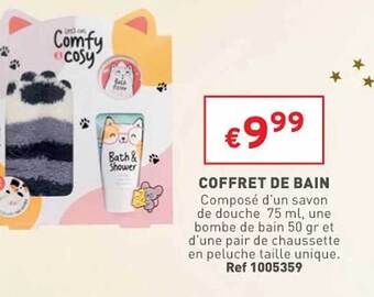 Trafic Coffret de bain offre